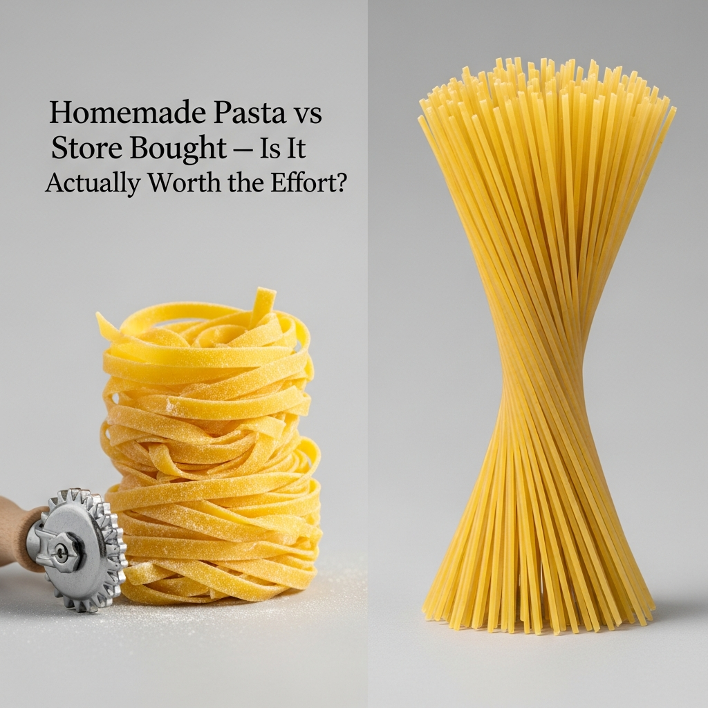 Homemade Pasta vs Store Bought— Is It Actually Worth the Effort?