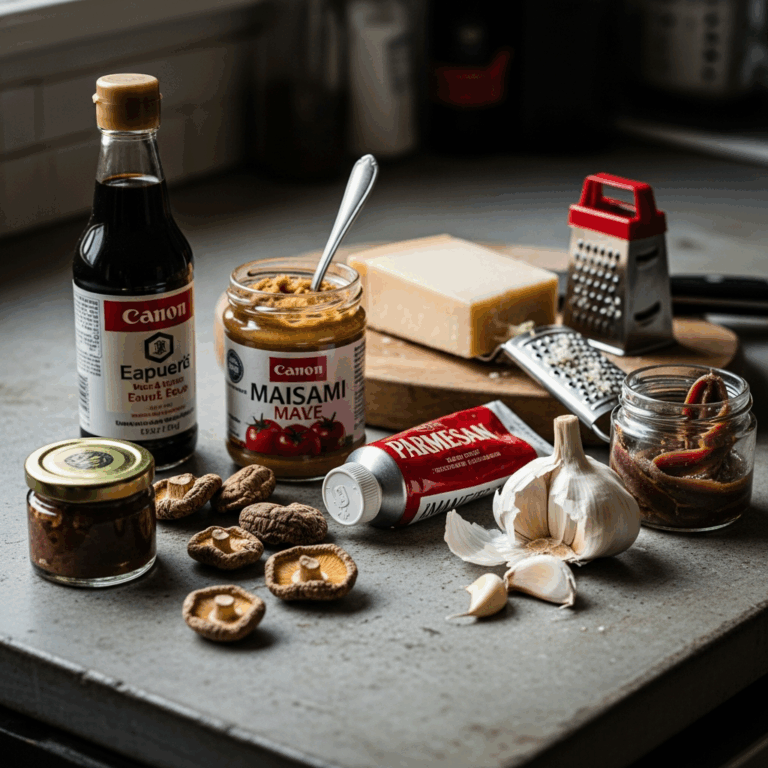 Professional photograph related to: Umami in Home Cooking — 7 Ingredients Already in Your Pantry Tha