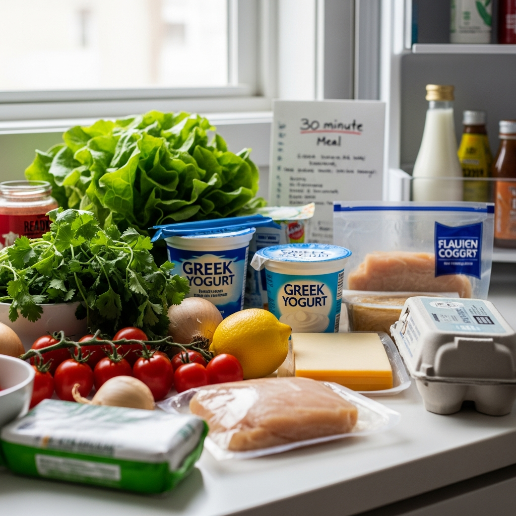 Refrigerator Recipes Ready in 30 Minutes