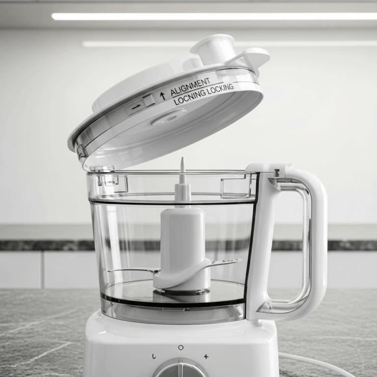 food processor with clear bowl and white lid sitting on gran 20260527 065723