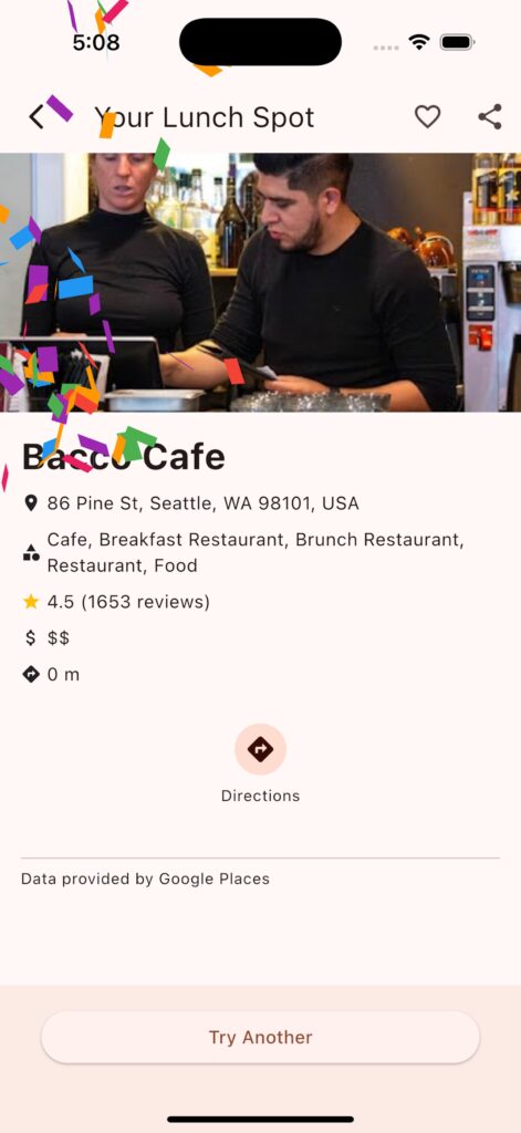 Let Fate Pick Dinner — A Food Discovery App That Actually Decides