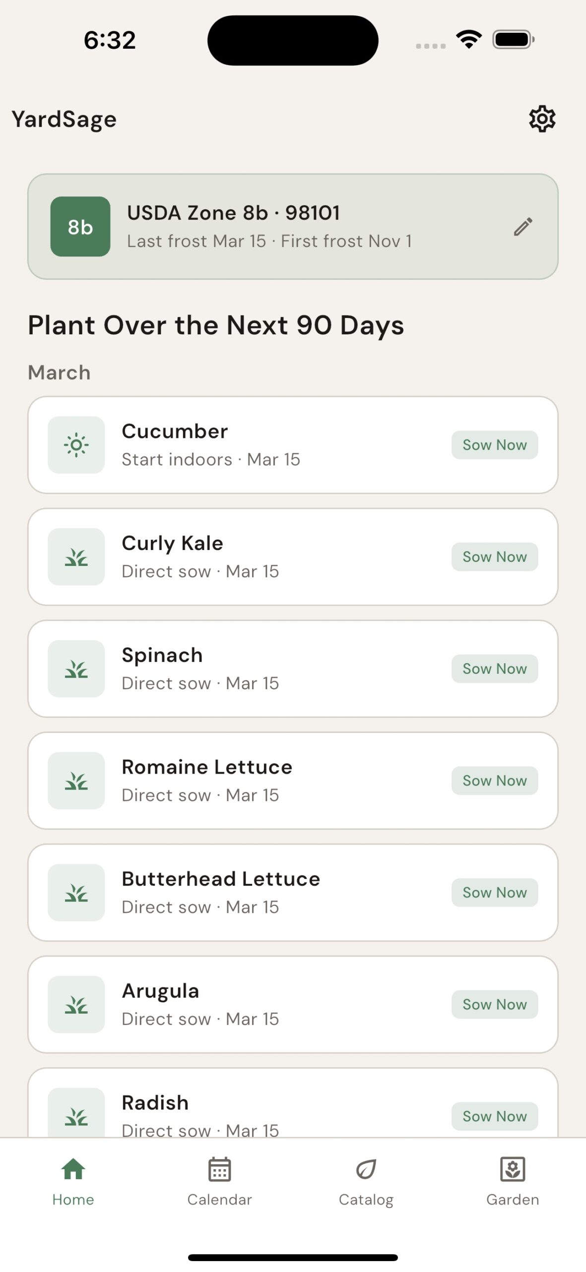 yardsage-grow-cooking-ingredients screenshot